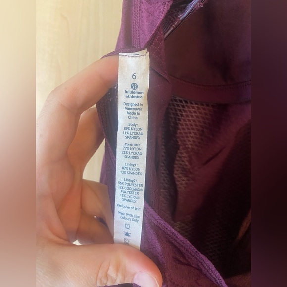 Lululemon C.Y.B Open Back Sport Bra Tank Size 6 - Picture 7 of 7